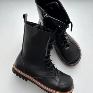 Anatomical Lace Up Boots Women Handmade Suede Or